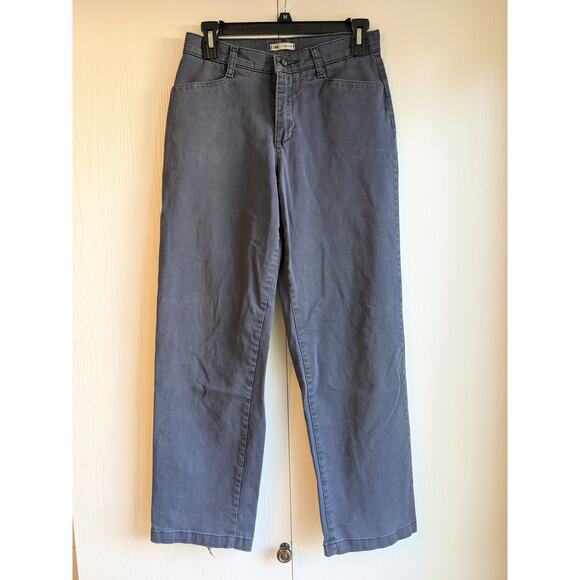 Lee Pants - Lee Womens Sz 6S Short Petite At The waist Slate Blue Dress Pants Slacks Bootcut